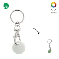 Portachiavi con moneta per carrello COLOSHOP