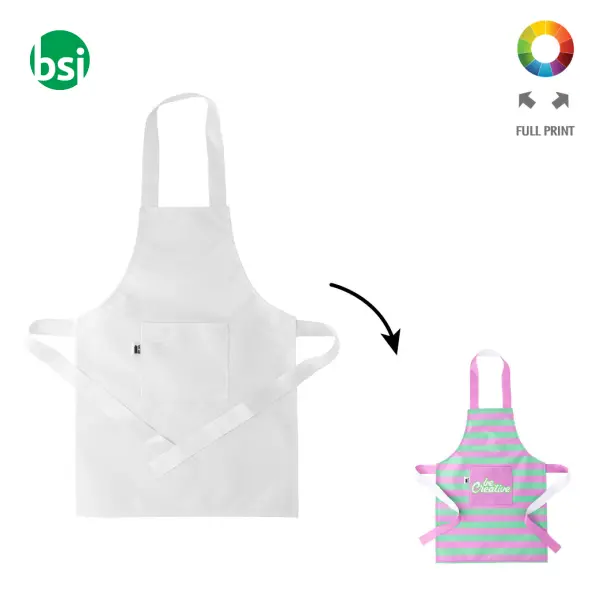 Grembiule in RPET personalizzabile CREACHEF KID -  1