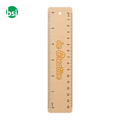 Righello in cartoncino personalizzabile SAMLER ECO - Immagine 2