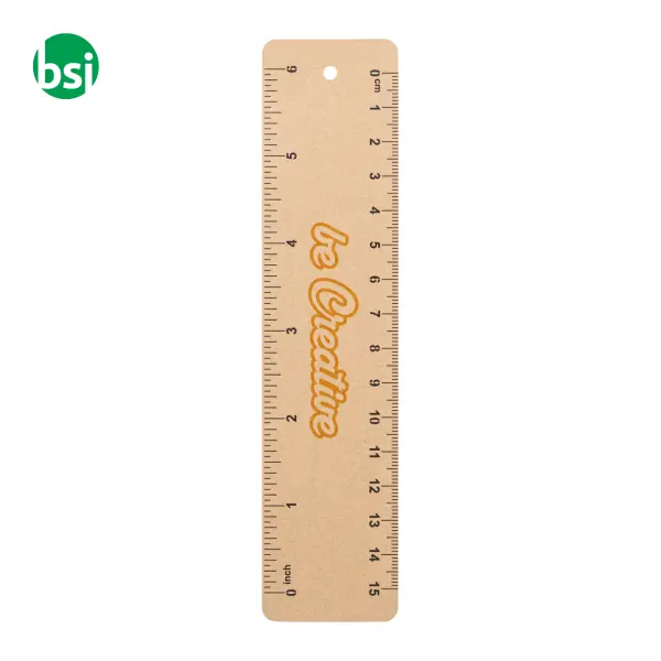 Righello in cartoncino personalizzabile SAMLER ECO -  2