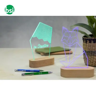 Trofeo con illuminazione a LED WOODIFY - Immagine 6