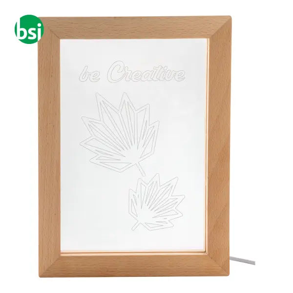 Trofeo con illuminazione a LED WOODIFRAME -  9