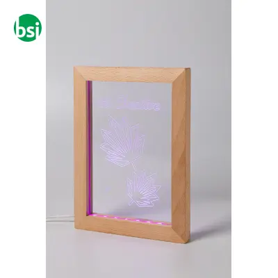 Trofeo con illuminazione a LED WOODIFRAME - Immagine 8