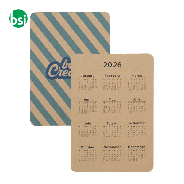 Calendario tascabile personalizzabile CREADATE POCKET ECO -  1