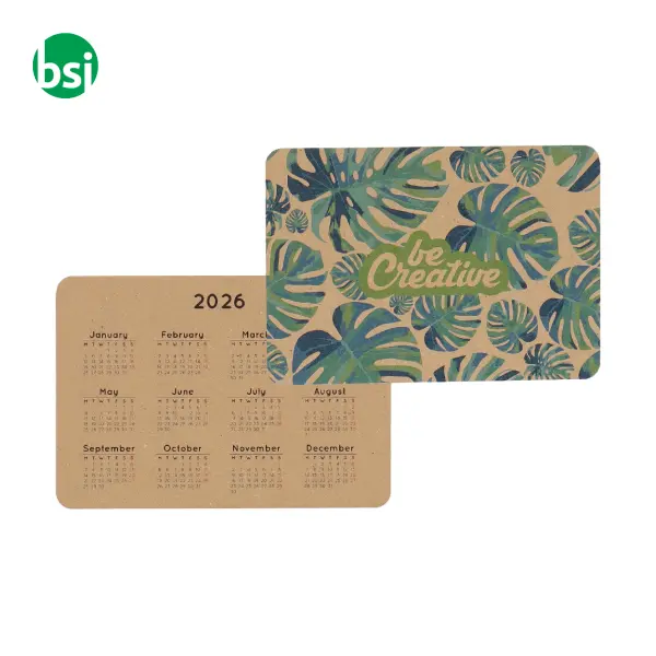 Calendario tascabile personalizzabile CREADATE POCKET ECO -  4
