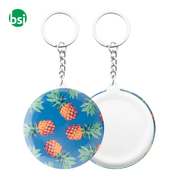 Portachiavi A Bottone KeyBadge Mini -  8