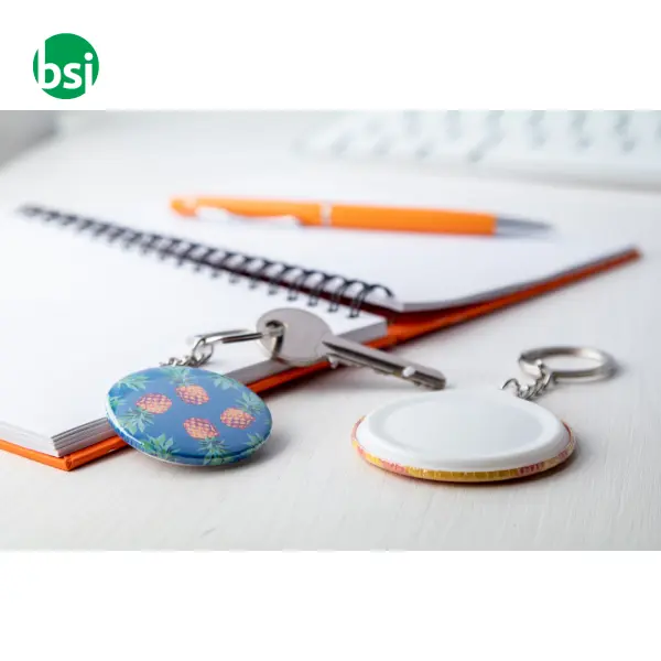 Portachiavi A Bottone KeyBadge Mini -  7