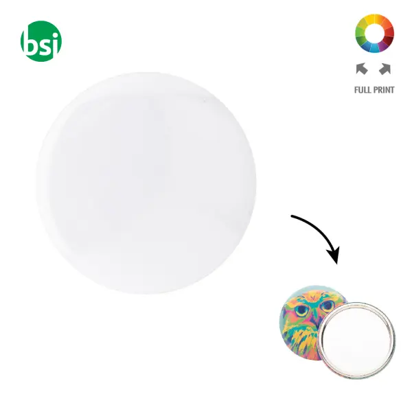 Spilla Badge, Con Specchietto BeautyBadge -  1