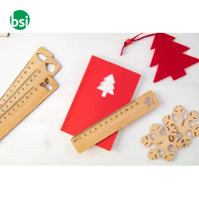 Righello In Bambù Albero Di Natale LOPSMARKA - Immagine 2