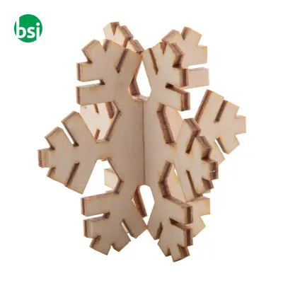 Biglietto Auguri Natalizio Fiocco Di Neve CREAX PLUS - Immagine 2