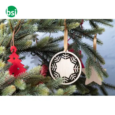 Decorazione albero Natale fiocco di neve LUNDAMO - Immagine 2