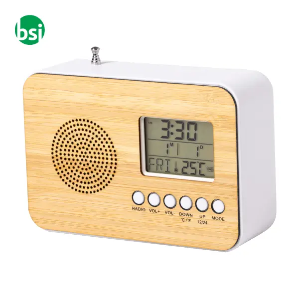 orologio e radio da tavolo BORDIO -  2