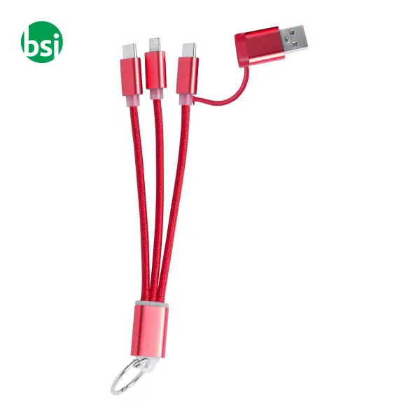 Portachiavi con cavo di ricarica USB RASHORT -  4