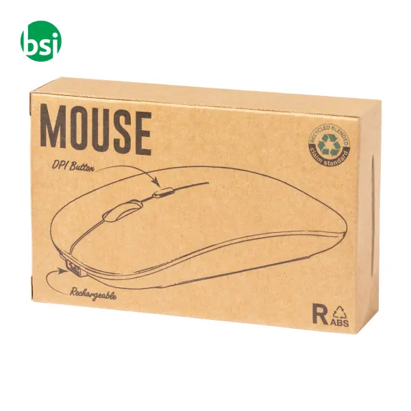 Mouse ottico in ABS riciclato RABICK -  6
