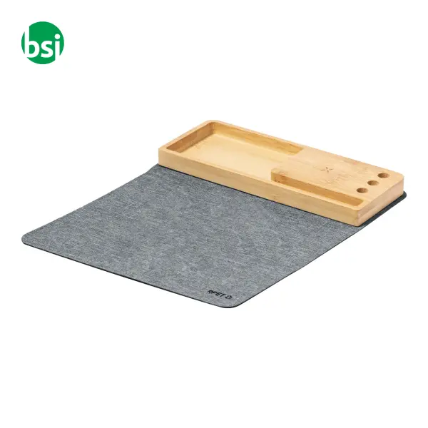 Tappetino mouse con caricatore wireless ATROVA -  2