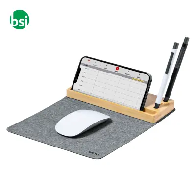 Tappetino mouse con caricatore wireless ATROVA - Immagine 5