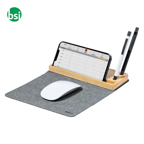 Tappetino mouse con caricatore wireless ATROVA -  5