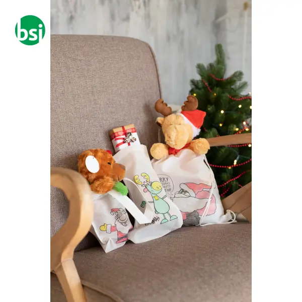 Calza di Natale da colorare PLICOM -  4