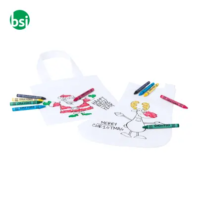 Calza di Natale da colorare PLICOM - Immagine 5