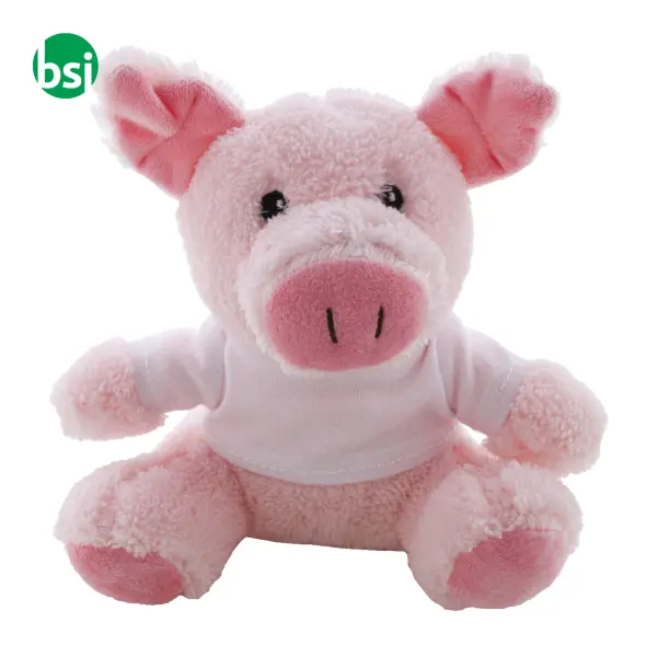 Peluche in PET riciclato maialino REOINK -  1