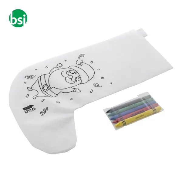 Calza natalizia da decorare JULFAR GIFT -  2