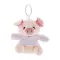 Portachiavi con maialino in peluche PIGFOB - Anteprima 1