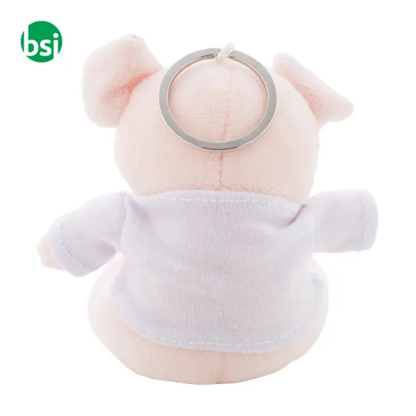 Portachiavi con maialino in peluche PIGFOB -  5