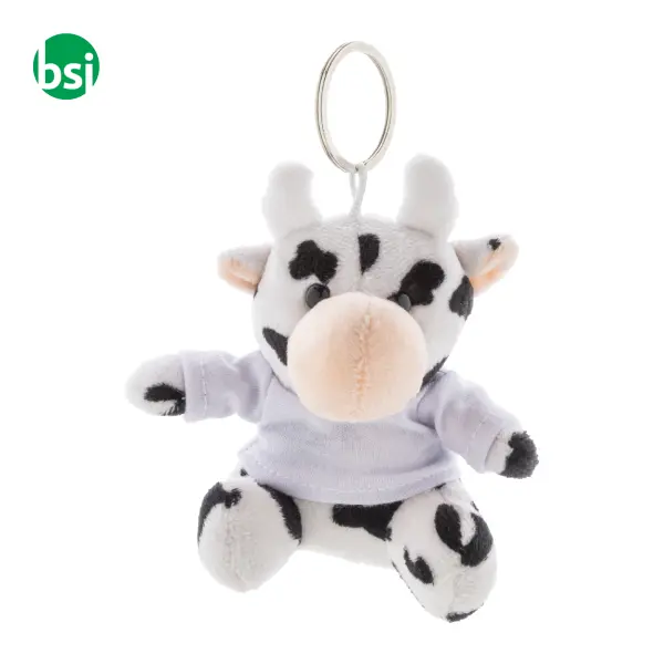 Portachiavi con mucca in peluche COWFOB -  1