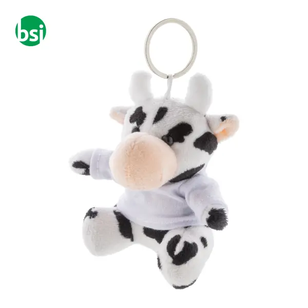 Portachiavi con mucca in peluche COWFOB -  2