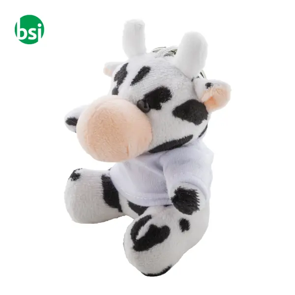 Portachiavi con mucca in peluche COWFOB -  4