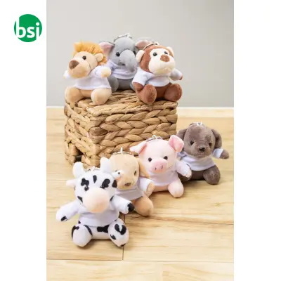 Portachiavi con mucca in peluche COWFOB - Immagine 7