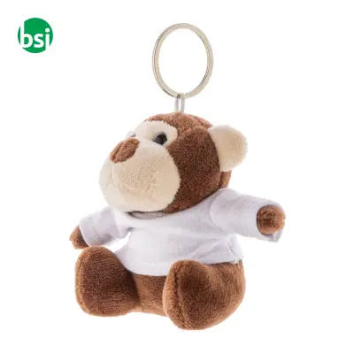 Portachiavi con scimmia in peluche APEFOB - Immagine 2