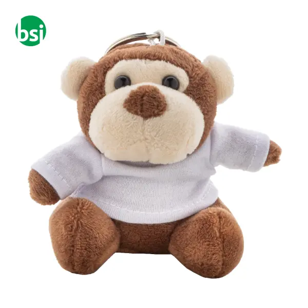 Portachiavi con scimmia in peluche APEFOB -  3