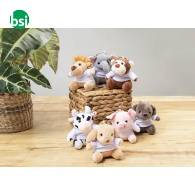 Portachiavi con scimmia in peluche APEFOB - Immagine 7
