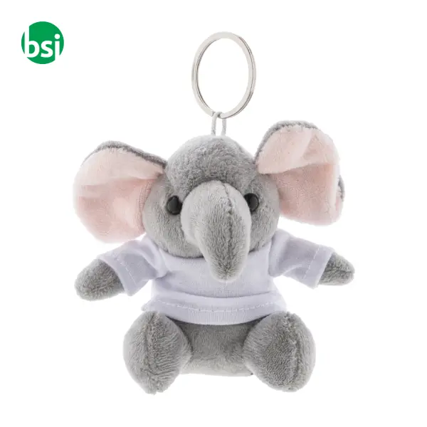 Portachiavi con elefante in peluche TRUMPFOB -  1