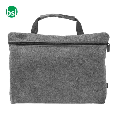 Borsa porta computer in rPET personalizzabile REFELT LAPTOP - Immagine 2