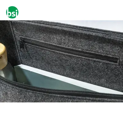 Borsa porta computer in rPET personalizzabile REFELT LAPTOP - Immagine 11