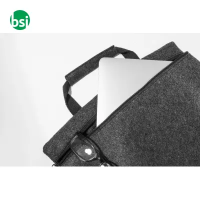 Borsa porta computer in rPET personalizzabile REFELT LAPTOP - Immagine 12