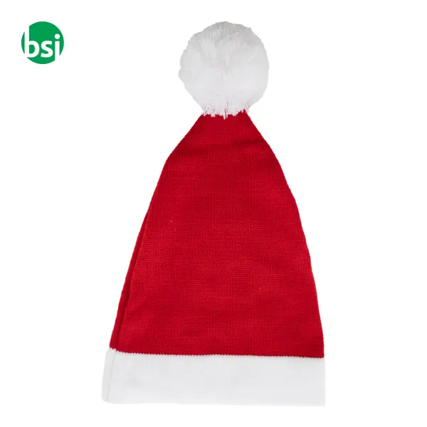 Cappello da Babbo Natale lavorato a maglia BABBO -  1