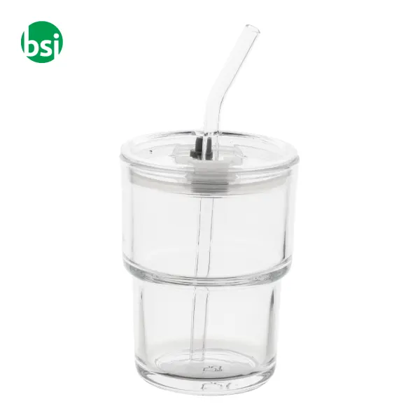 Bicchiere in vetro personalizzabile GLASSIP -  1