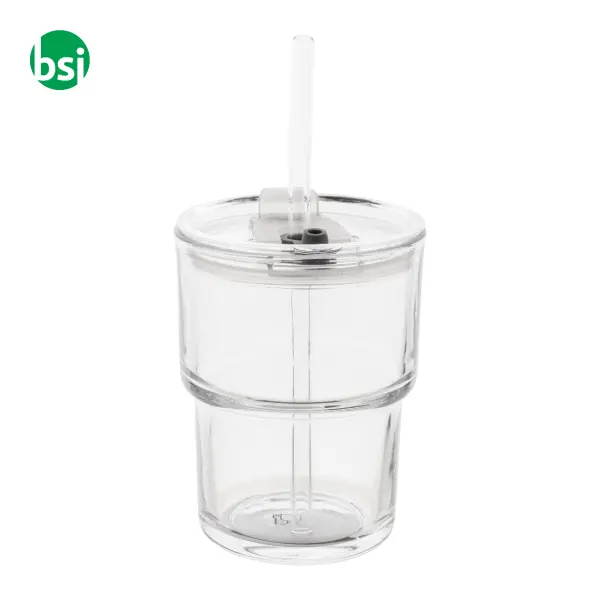 Bicchiere in vetro personalizzabile GLASSIP -  3