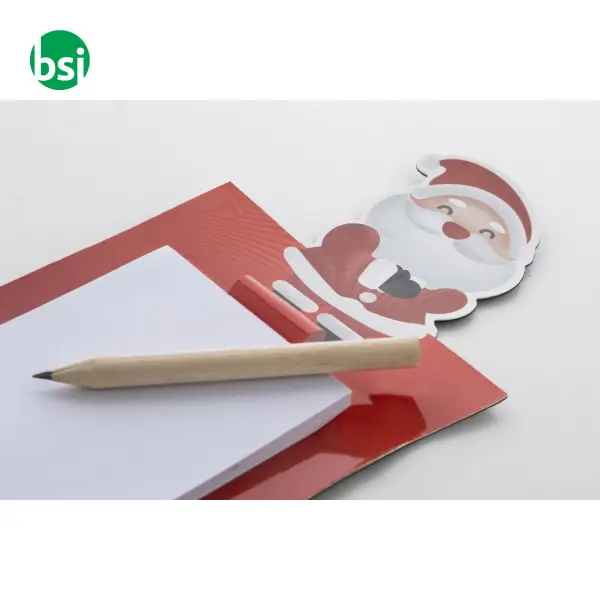 Blocco note magnetico natalizio Babbo Natale JULLISTE -  4