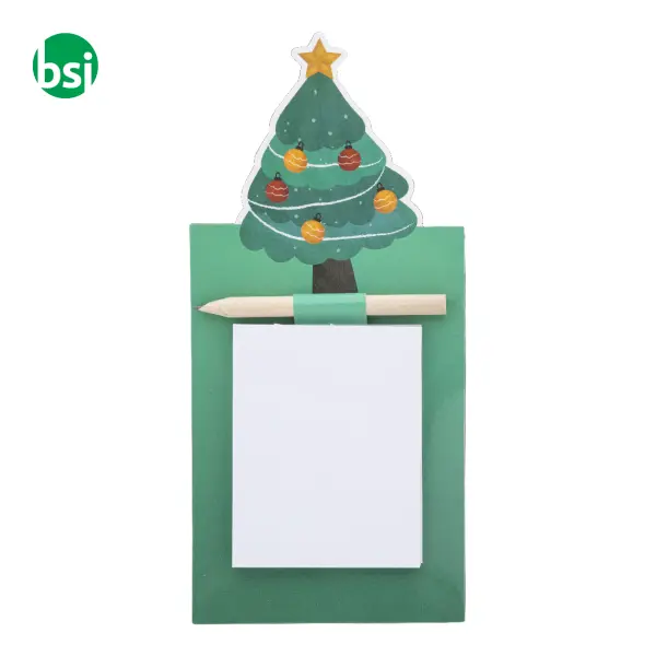 Blocco note magnetico natalizio Babbo Natale JULLISTE -  9