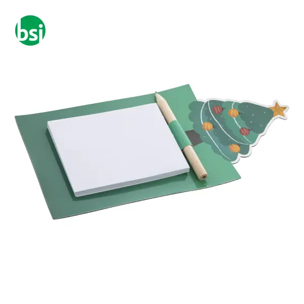 Blocco note magnetico natalizio Babbo Natale JULLISTE -  5