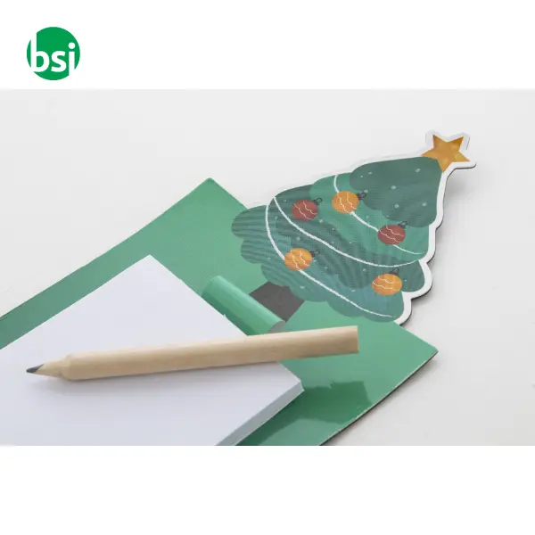 Blocco note magnetico natalizio Babbo Natale JULLISTE -  7