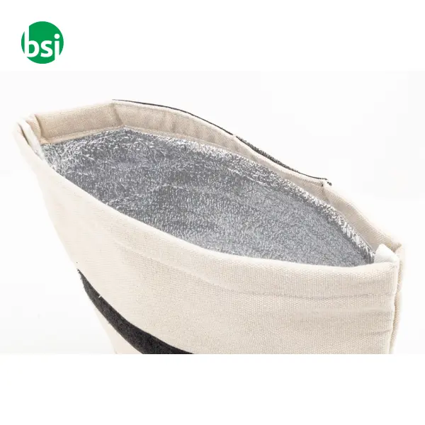 Borsa termica in canvas riciclato REKAN COOL -  5