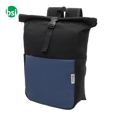 Zaino in canvas riciclato BLAKKAN BACK