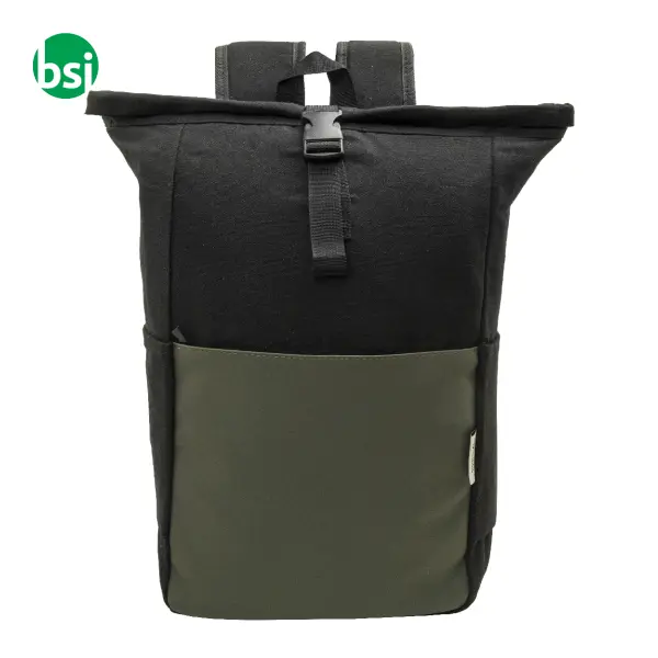 Zaino in canvas riciclato BLAKKAN BACK -  7