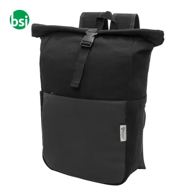 Zaino in canvas riciclato BLAKKAN BACK - Immagine 24