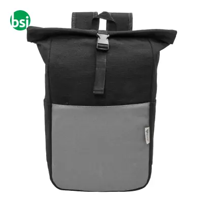 Zaino in canvas riciclato BLAKKAN BACK - Immagine 17